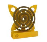 Moranduzzo - Support Spirale Anti-Moustiques, Porte-Encens, Porte-Plante Zephira en métal - Fabriqué en Italie, Produit de Design Italien - Collection Lady Flaim - Lot de 1 pièce