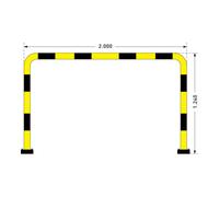 MORAVIA Black Bull Rampe de protection SWING Moravia pour extérieur à cheviller 1240 × 2000 mm Quantité:1