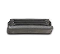 MORAVIA Moravia Cap f/Glissière de sécurité plastique noir pour fermeture latérale Quantité:1