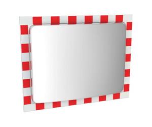 MORAVIA Moravia Miroir de circulation en acier inoxydable anti-buée/antigivre 600 × 800 + collier Quantité:1