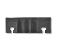 MORAVIA Moravia Passe-câbles grand élément de finition avec rainure noir 283 × 600 × 75 mm Quantité:1