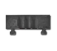 MORAVIA Moravia Passerelle de câble grande élément de finition avec tenon noir 283 × 600 × 75 mm Quantité:1