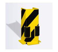 MORAVIA Moravia Protection d’amorce profil U avec rouleau guide noir/jaune 400 × 160 × 6 mm Quantité:1