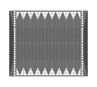 MORAVIA MORAVIA Set de coussins pour plateau D noir 4950 x 4000 x 80 mm, 44 éléments avec matériel de fixation Quantité:1
