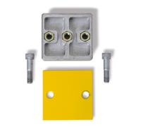 MORAVIA Moravia Set de rallonge alu/jaune avec bride Quantité:1