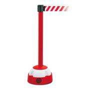 MORAVIA Moravia Support d’avertissement à sangle MORION rouge rouge/blanc hachuré Bande longueur 3000 mm, 60 × 985 mm Quantité:1