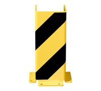 MORAVIA Protection anti-collision Moravia Profil en U noir/jaune 400 x 160 x 6 mm pour montage sur goujon Quantité:1