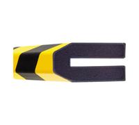 MORAVIA Protection contre les chocs Moravia MORION protection de profil trapézoïdal 40 x 80 x 8 mm longueur 1000 mm jaune/noir Quantité:1