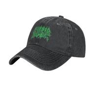 Morbid Angel Denim Casquette Vert Logo Pêche Hip Hop Chapeaux Résistant au Soleil Hommes Casquettes de Baseball Classiques Personnalisées
