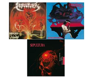 Morbid Visions - Schizophrenia - Beneath The Remains - Sepultura 3 CD Album Bundling