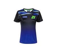 Morbidelli T-Shirt Femme Franco 21 Dual Yamaha Factory Officiel MotoGP - Noir - XS
