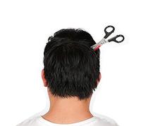 Morbuy Accessoires Halloween Bandeaux Decoration, Serre-tête Horreur Luxe Adulte Scie Hache Ciseaux Aiguille À Travers La Tête Effrayant Serre-tête Couvre-Chef Déguisement Accessoire (Les Ciseaux)