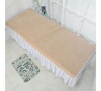 Morbuy Draps de Lit Table de Massage Lot de 2, Grande Serviette pour Table de Massag Lavable Réutilisable, Housse Table de Massage sans Trou Serviette pour Table de Massage (Kaki,100x200cm)