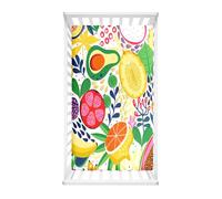 Morbuy Draps Housses pour Lit Bébé, Fruit Modèle Douce Bébé Drap Housse, Respirant Microfibre Drap, pour Berceau, Couffin et Nacelle Housse Matelas (Fruit exotique,85x51cm)