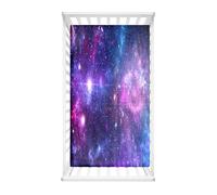 Morbuy Draps Housses pour Lit Bébé, Impression d'étoiles Drap Housse Lit Bebe, Doux pour la Peau Fibre Ultrafine Drap, pour Berceau, Couffin et Nacelle Housse Matelas (Univers,140x70cm)