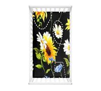 Morbuy Draps Housses pour Lit Bébé, Tournesol Imprimé Drap Housse Lit Bebe, Doux pour la Peau Fibre Ultrafine Drap, pour Berceau, Couffin et Nacelle Housse Matelas (marguerite blanche,75x30cm)