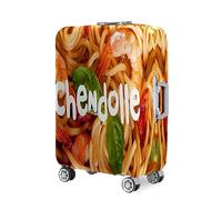Morbuy Elastique Housse Valise, Élasthanne Housse Valise Protection, Nourriture Gastronomique Housse Protection Valise, Housse de Valise de 18 à 32 Pouces (Spaghetti,M (22"-25" Valise))