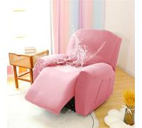 Morbuy Housse de Fauteuil Relax Extensible avec Poche Latérale, 1/2/3 Places Lavable Doux Housse de Canapé Antidérapante pour Fauteuil Inclinable de Relaxation et de Massage (Rose,2 Places)
