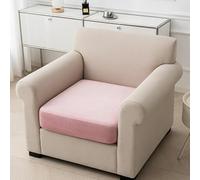 Morbuy Housses de Coussin de Siège de Canapé Extensibles, Housses de Coussin de Canapé Universelles Hautement Élastiques en Velours Doux avec Fond Élastique (Rose,Dossier M)