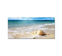 Morbuy Paillasson Bienvenue Tapis d'Entrée Impression de Plage 3D Tapis de Bain Antidérapant Tapis de Sol,Tapis Antidérapant pour Salon,Chambre à Coucher,Cuisine (Conque de mer,40x120cm)