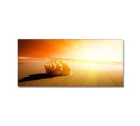 Morbuy Paillasson Bienvenue Tapis d'Entrée Impression de Plage 3D Tapis de Bain Antidérapant Tapis de Sol,Tapis Antidérapant pour Salon,Chambre à Coucher,Cuisine (Le Coucher du Soleil,60x90cm)