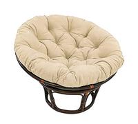 Morbuy Papasan Coussins de Chaise Ronds, Doux Épais Imperméable Coussin Fauteuil Papasan Coussin Fauteuil Rotin pour Jardin ExtéRieur, Balcon Et Salon (100x100CM,Kaki)