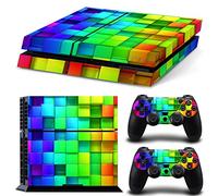 Morbuy PS4 Skin Vinyl Autocollant Decal Sticker pour PlayStation 4 Console + 2 Dualshock Manette Set Skins (Couleur Boîte)