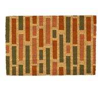 Morbuy Tapis de Porte d'Entrée Exterieur Coco (Rayures colorées,50x80cm)
