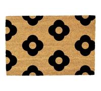 Morbuy Tapis de Porte d'Entrée Exterieur Coco, Tapis de Porte Coco en Polyester Antidérapant Lavable pour Interieur, Terrasse, Couloir, Cuisine, Entrée (Fleurs Mignonnes,50x80cm)