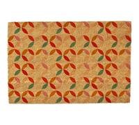 Morbuy Tapis de Porte d'Entrée Exterieur Coco, Tapis de Porte Coco en Polyester Antidérapant Lavable pour Interieur, Terrasse, Couloir, Cuisine, Entrée (Géométrie Classique,50x80cm)
