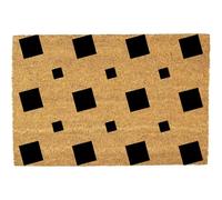 Morbuy Tapis de Porte d'Entrée Exterieur Coco, Tapis de Porte Coco en Polyester Antidérapant Lavable pour Interieur, Terrasse, Couloir, Cuisine, Entrée (Losange,40x60cm)