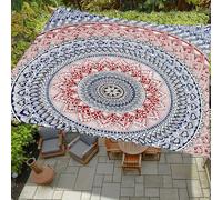 Morbuy Voile d'ombrage Rectangulaire avec Corde, Impressions 3D Toile Ombrage Exterieur Imperméable Fibre de Polyester pour Extérieur Jardin Patio Terrasse (180 * 180cm,Z12 Chic Rétro 10)