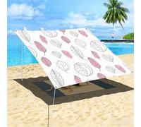 Morbuy Voile d'ombrage Rectangulaire, Impressions 3D Toile d'Ombrage Extérieure Imperméable, Auvent de Terrasse, pour Patio Extérieur Jardin Terrasse Balcon (Impression de feuill16,200x200cm)