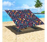 Morbuy Voile d'ombrage Rectangulaire, Impressions 3D Toile d'Ombrage Extérieure Imperméable, Auvent de Terrasse, pour Patio Extérieur Jardin Terrasse Balcon (Motif de Feuille 24,200x240cm)