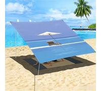Morbuy Voile d'ombrage Rectangulaire, Motif Hawaïen Toile d'Ombrage Extérieure Imperméable, Auvent de Terrasse Parfait pour en Plein air, Patio Jardin Terrasse (Plage 4,200x200cm)