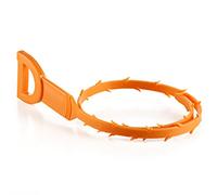 MorbuyShop Outil de Nettoyage de vidange, Hook Catcher Décapeur de Cheveux et éponge Outillage, Baignoire et Toilette Outil de Nettoyage de Drain de Serpent (1 PCS)