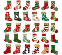 MORCART 30 aimants de Noël pour réfrigérateur, décorations de Noël pour réfrigérateur, décoration pour lave-vaisselle, armoires, tableaux magnétiques, placards, salles de t bureaux