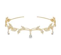 Morceau De Ceinture De Dégivrage De Feuilles, Bandeau Élé, Accessoires De Jeu De Rôle, Accessoires De Coiffure, Accessoires De Cheveux Pour Femmes (Or)