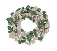 Morceaux de Céramique Cassés pour Mosaïque Bricolage Créatif Vert | Carreaux Faits Main, Usage Flexible, Facile à Nettoyer, Petites Pièces pour Art, Décoration, Projets DIY