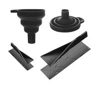 Morceaux De Cuillères À Mesurer Pliantes, 1 Morceau D'Entonnoir De Pliage, Outil De Cuillère À Mesurer Trois-En-Masse, Cuillère De Mesure Créative Et Neuve, Ustensiles De Cuisine