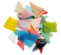 Morceaux de Verre Mosaïque pour Objets D'art et D'artisanat Soi-même | Surface Lisse, Style Moderne, Environ 1000g, pour Décoration de Centres Commerciaux Couleur Aléatoire