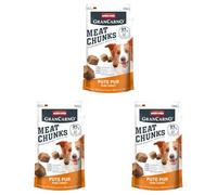 Morceaux de Viande d’animonda, friandises à Base de Viande pour Chien Adulte, Dinde, Petit, 60 g (Lot de 3)