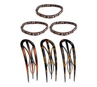 Morceaux D'Épingle À Cheveux En Forme De U, 3 Morceaux De Bagues De Cheveux Élastiques, Accessoires De Cheveux Simples Et À La Mode, Accessoires De Style Pain