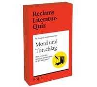 Mord und Totschlag. Wer kennt die größten Verbrechen in der Literatur? 50 Fragen und Antworten für Büchermenschen: [Reclams Literatur-Quiz] - 54 ... (7 x 11 cm) / 14-99 Jahren / Erwachsene