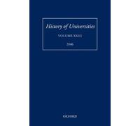 Mordechai Feingold History of Universities (Relié)