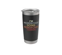 Mordechai Name Mordechai Personalized Name First Given Gobelet isotherme en acier inoxydable double paroi