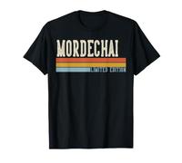 Mordechai Rétro Vintage Hommes Enfants Garçons Prénom T-Shirt