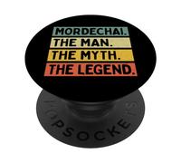 Mordechai The Man The Myth The Legend Funny Personnalisé PopSockets PopGrip Adhésif