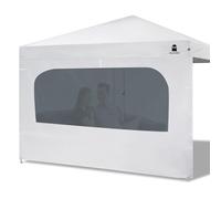 MordenApe Pare-Soleil latéral avec fenêtre pour auvent Pop-up de 25,4 x 3 m, auvent instantané, 1 Paquet (25,4 x 25,4 cm, Blanc)