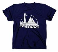 Mordor T-shirt humoristique Le Seigneur des Anneaux Tolkien - Bleu - Small